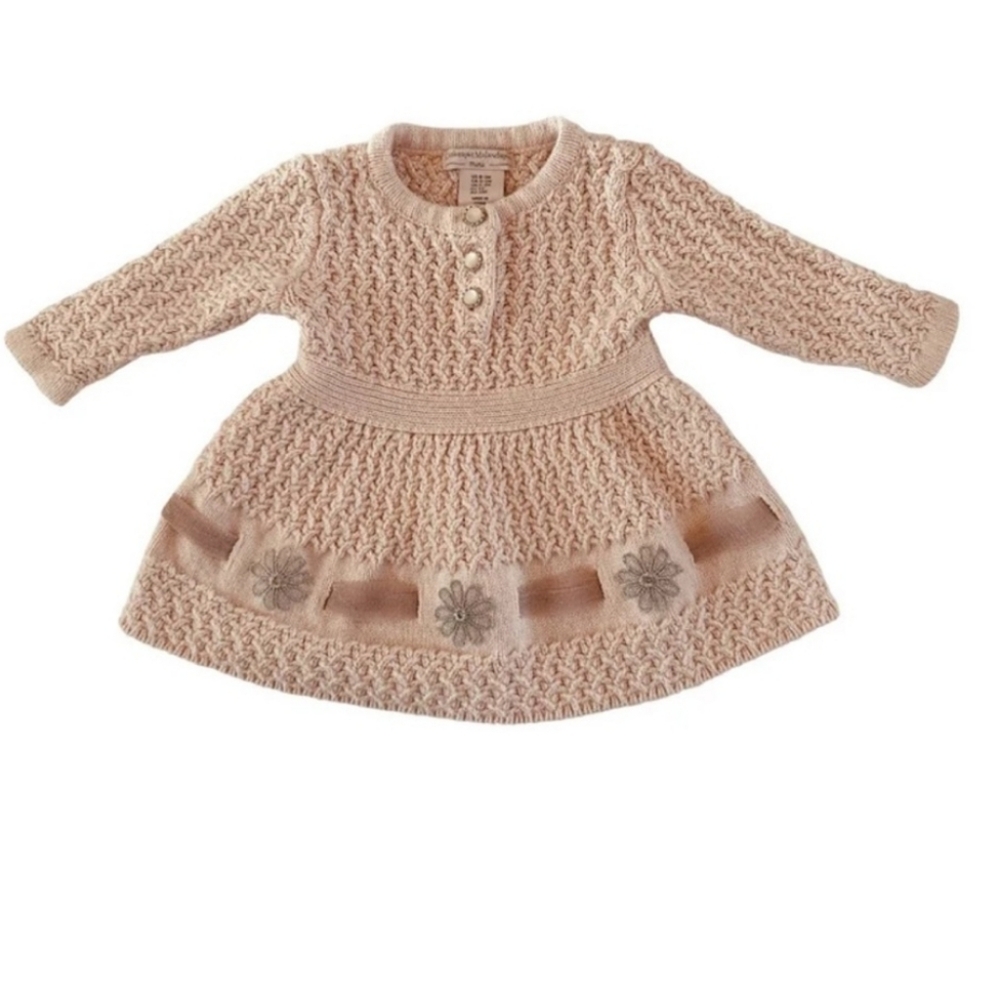 Catherine Malandrino Mini Pink Knit with Silver Details
